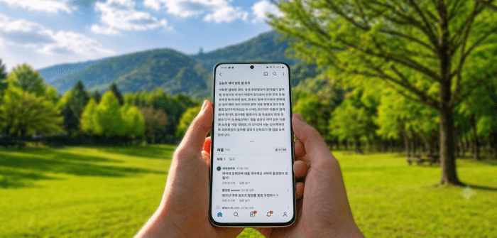 비주시안 근거리 교정