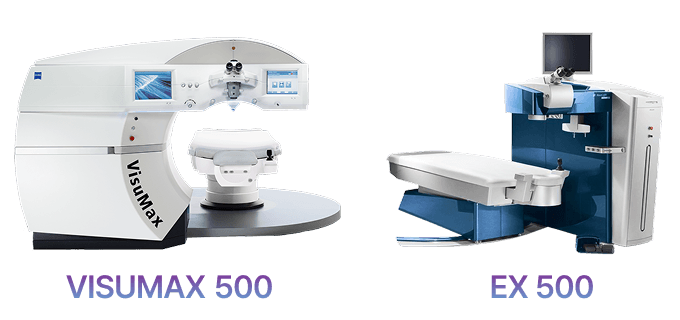 프라임 라식 장비 — 차이스 비쥬맥스 500, 알콘 EX500